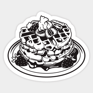 Waffles Sticker